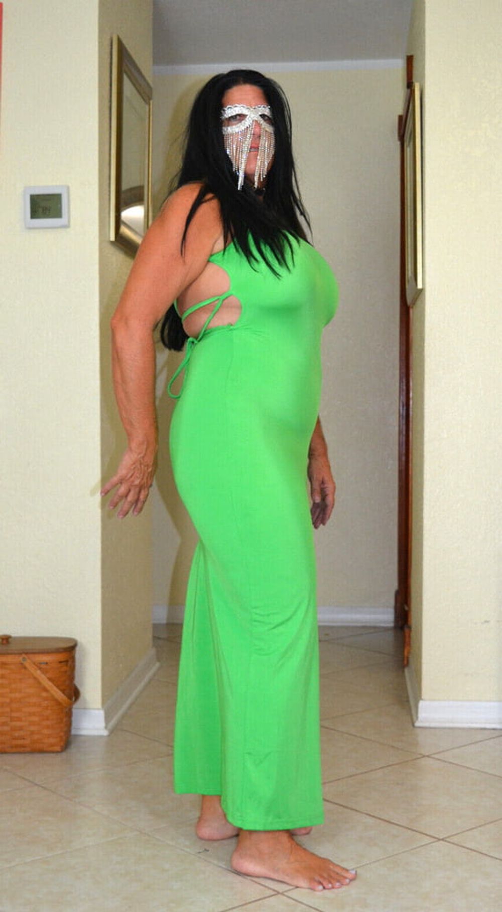  	 My Fuck Toy in Green Dress Fantasy Fest #8