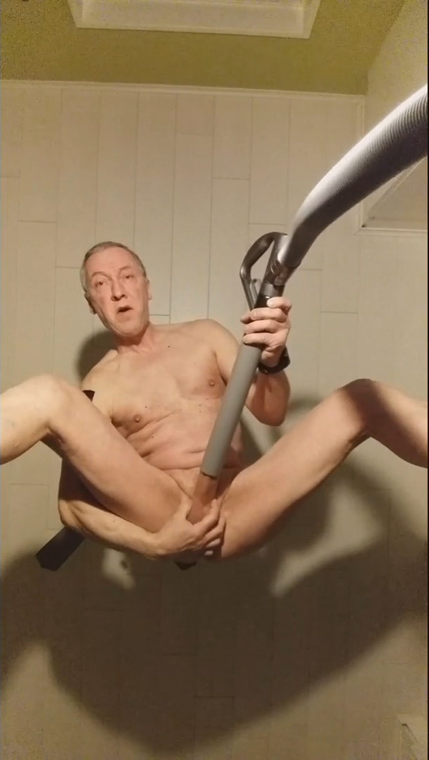 VACUUMCLEANER SUCKING THE CUM OUT OF MY EXHIBITIONIST DICK #14