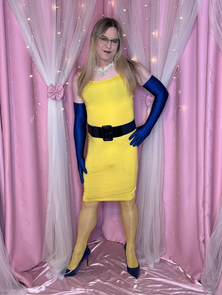 Joanie - Yellow Pencil Dress II #40