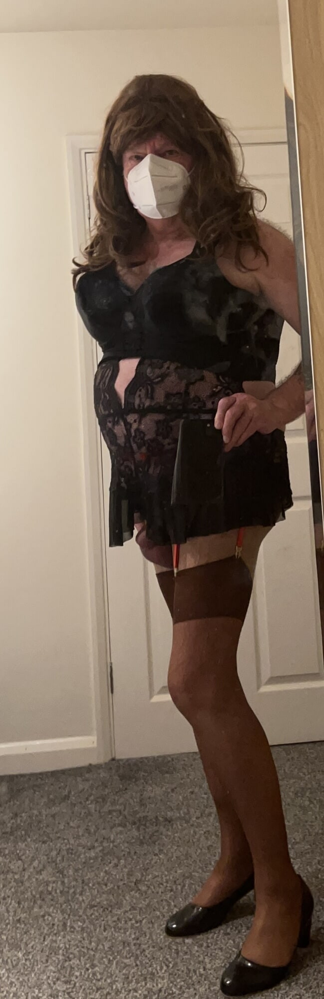 Nylons over pantyhose  #3