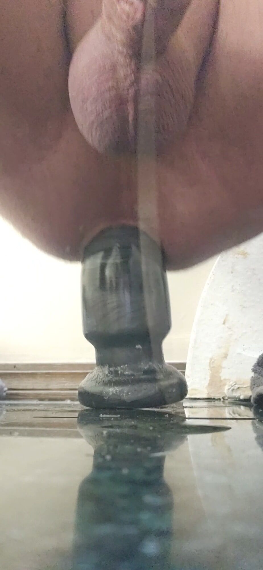 Presume dripping cock huge anal plug #20