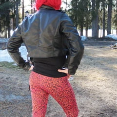 Me posing outside