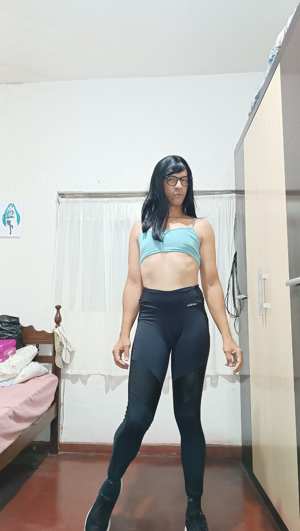 Sakura Nakamura Skinner Legging Gym  #34