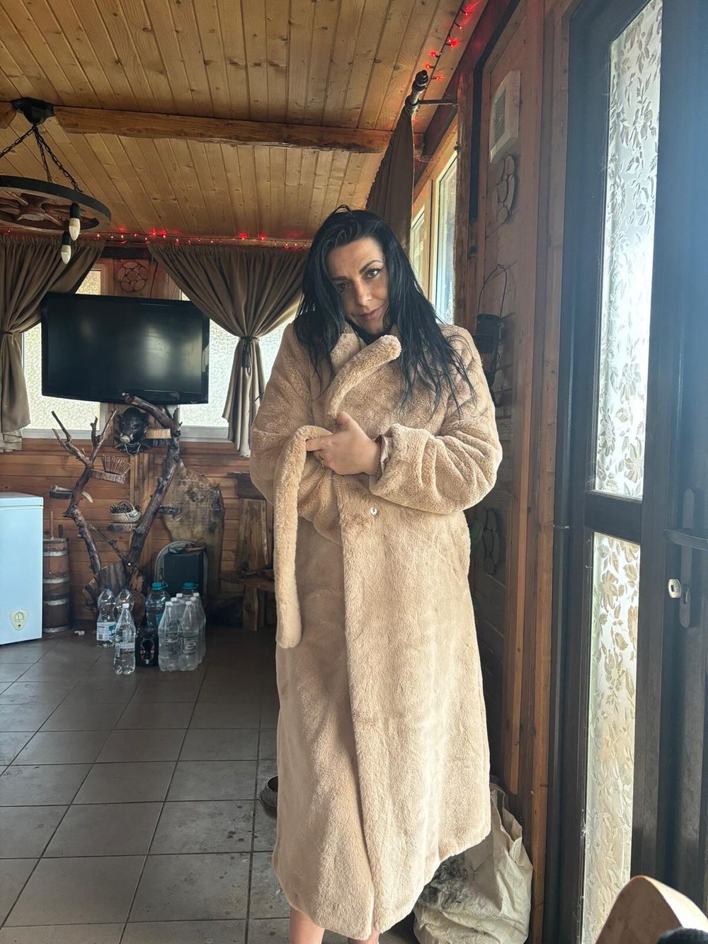 I love to fuck in this fluffy fur coat #4