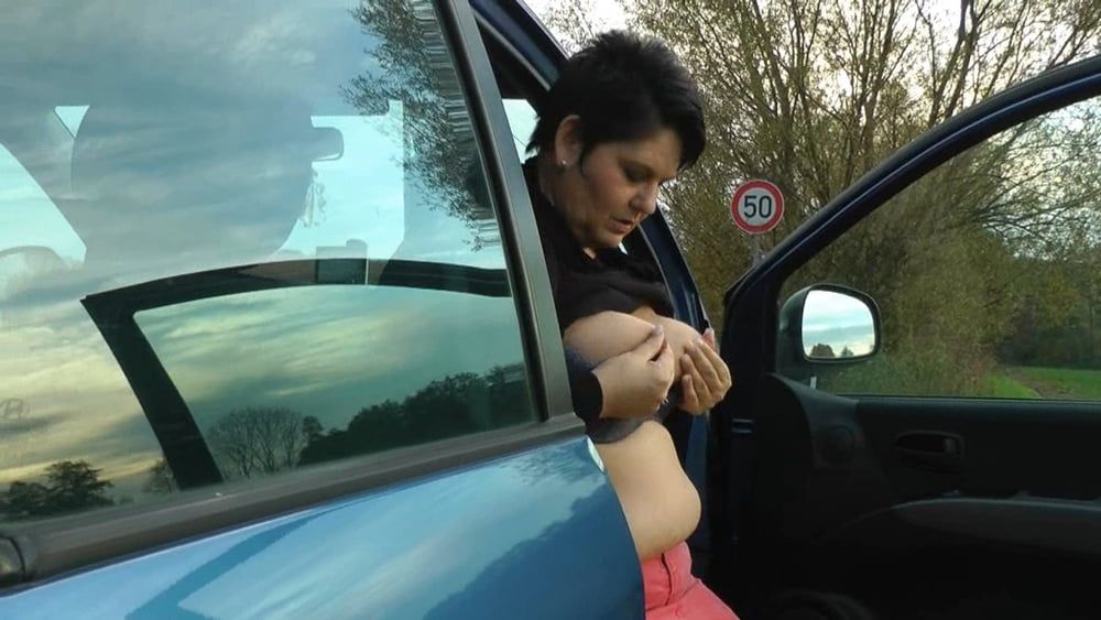 PUBLIC - masturbating Roadside #2