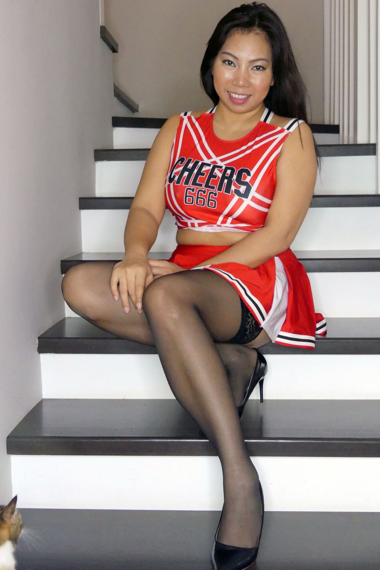 Sexy cheerleader