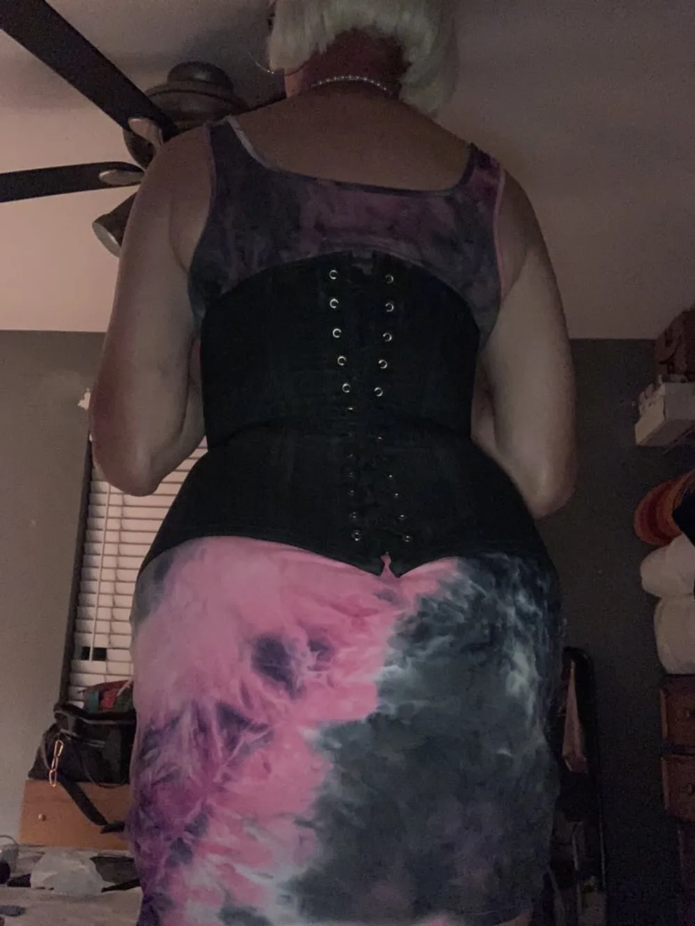 Old black corset.  #11