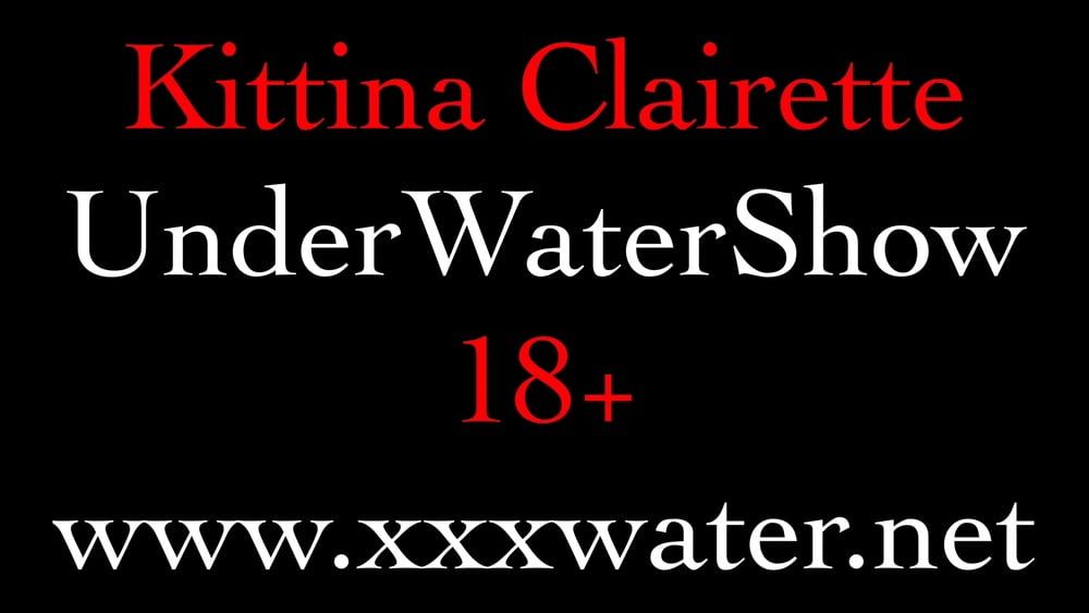 Kittina Clairette Pt.2 UnderWaterShow Pool Erotics #44