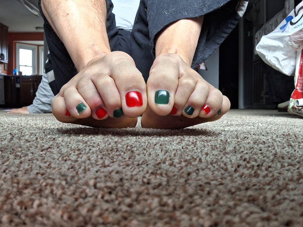 My Christmas toes #17