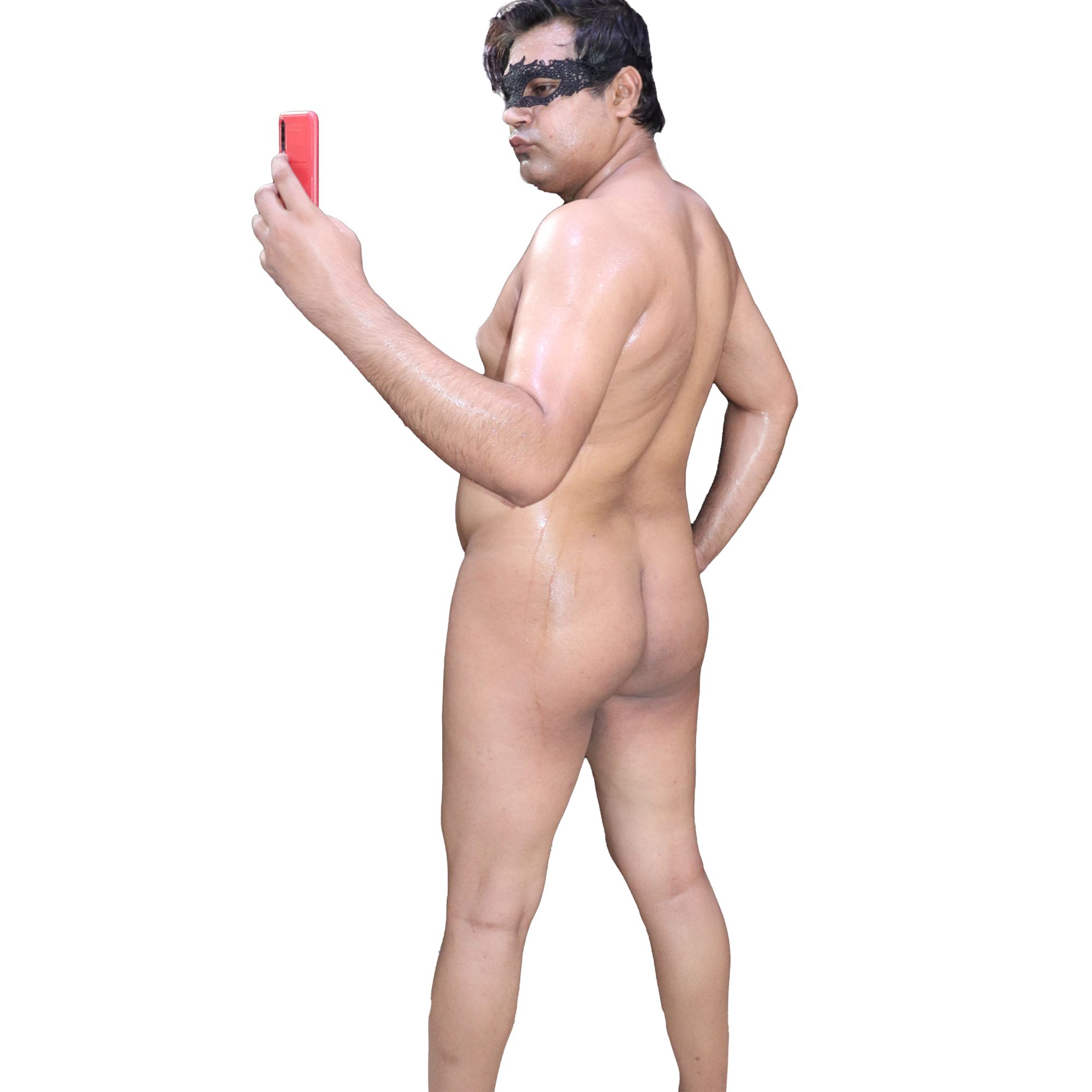 Desi Boy Waqas Showing Big Ass Nude in Public