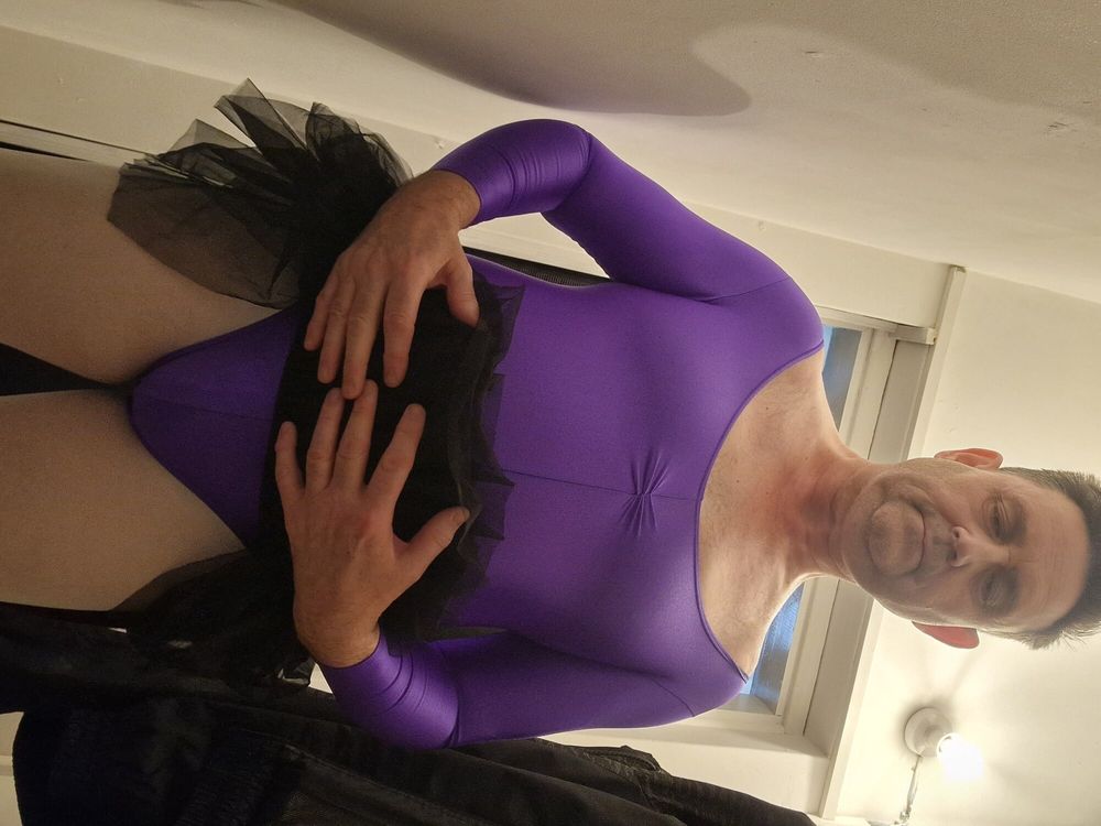 Purple leotard  #4