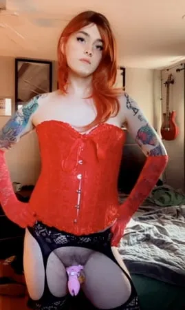 tatted redhead femboy humiliation         