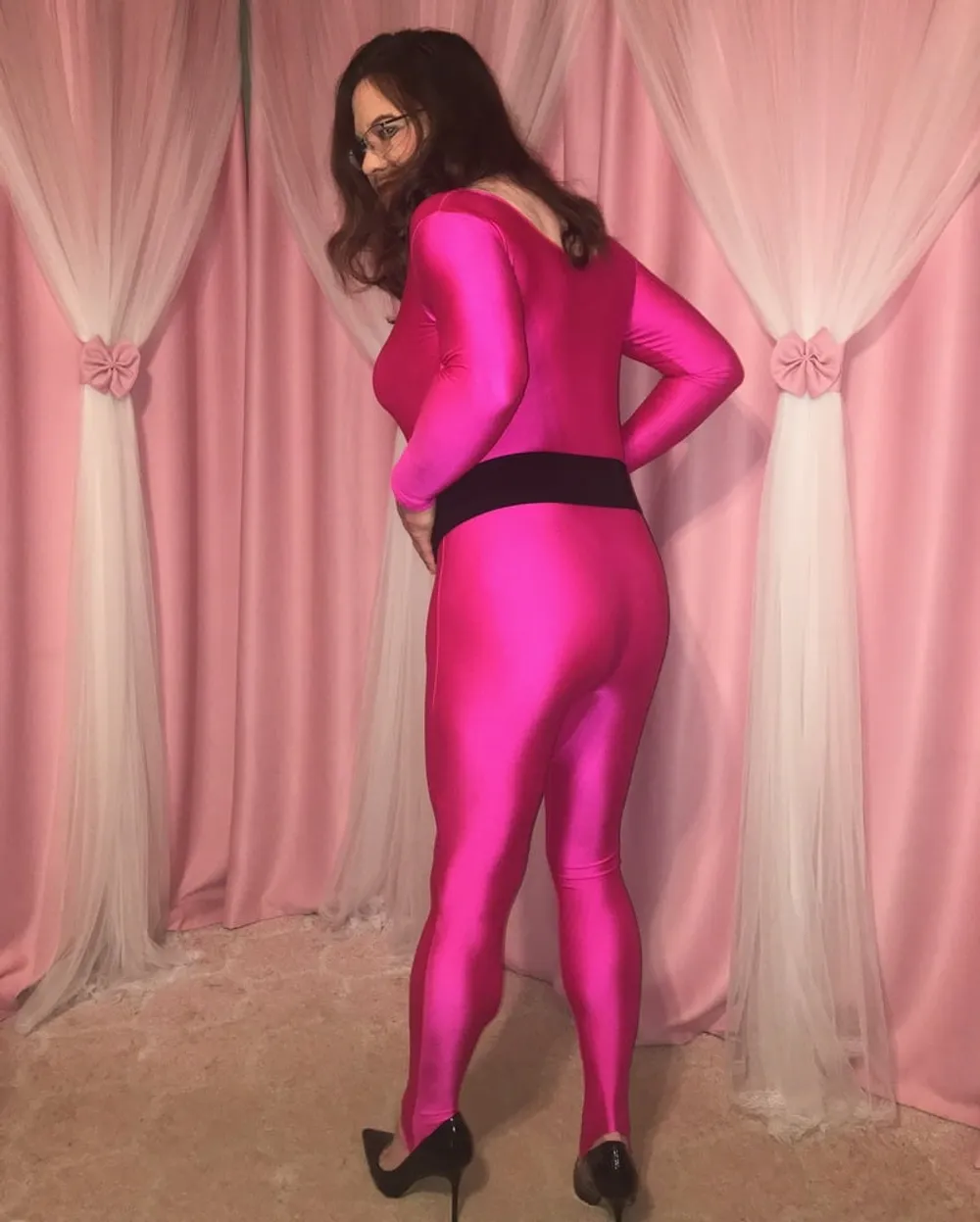 Joanie - Hot Pink Catsuit #6