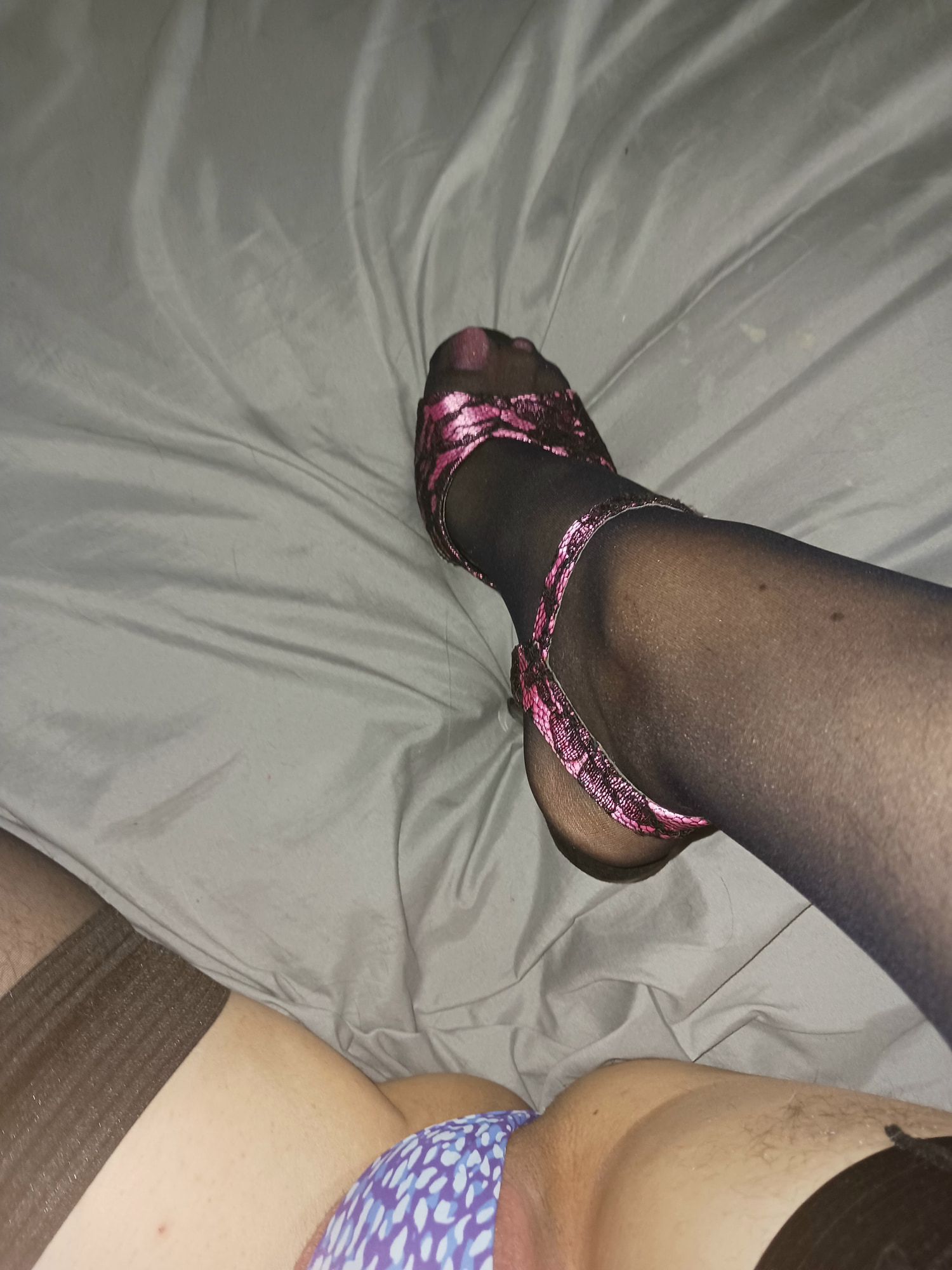 Erica heels, feet & nylons  #19