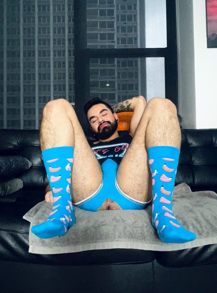Blue Jockstrap / Blue Socks #22