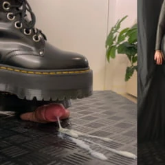 Your Cock vs My Dr. Martens - Cock Balls Crush Trample