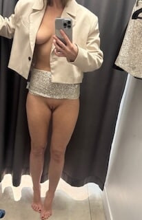 Naked in the fitting room #15
