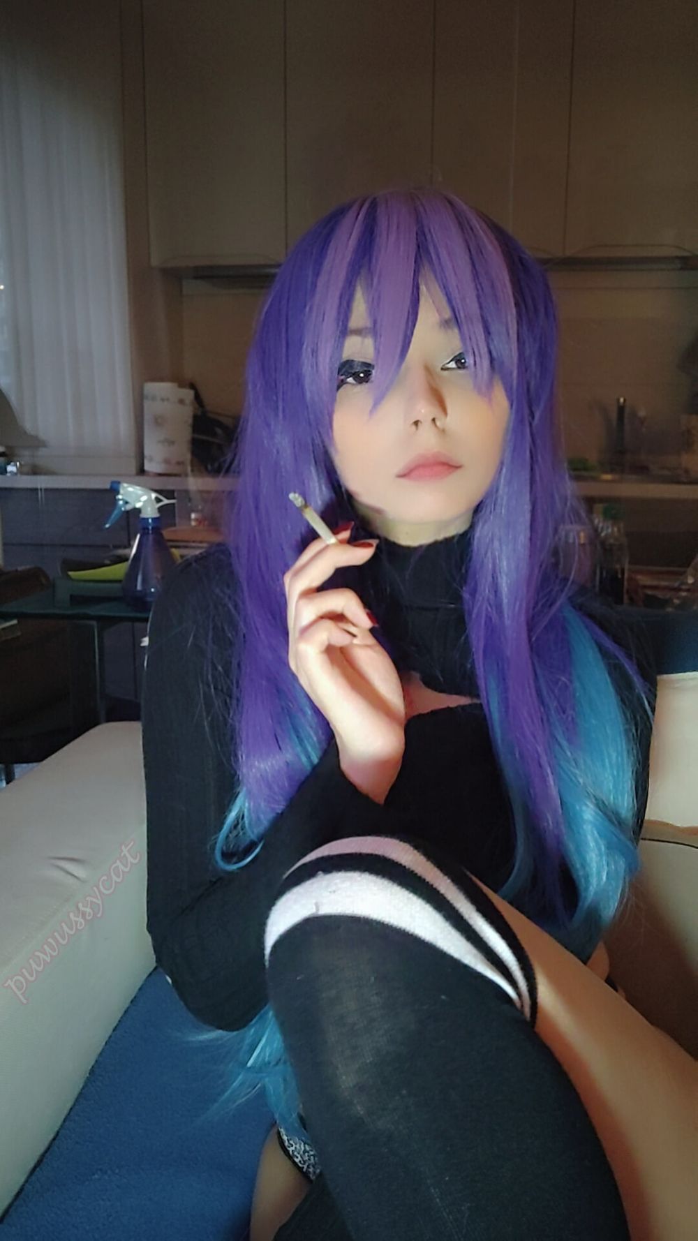 Adorable Egirl Smoking #5