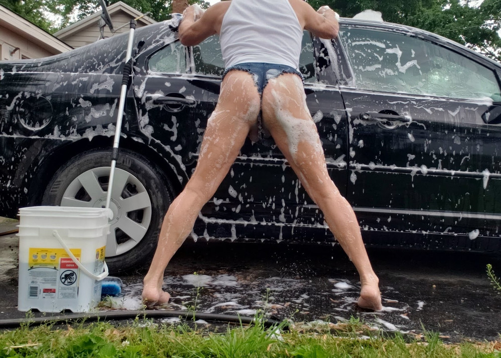 Naked Car Wash Daisy Duke Shorts #16