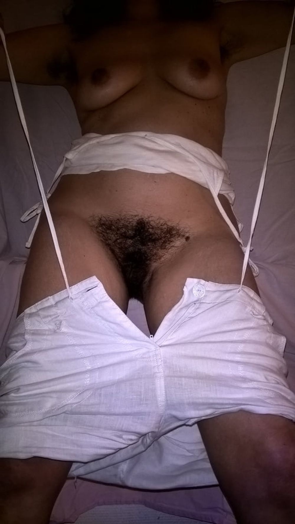 Too Tight Shorts For My Hairy Pussy #17