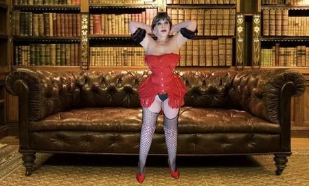 carmen angels librarian in red         