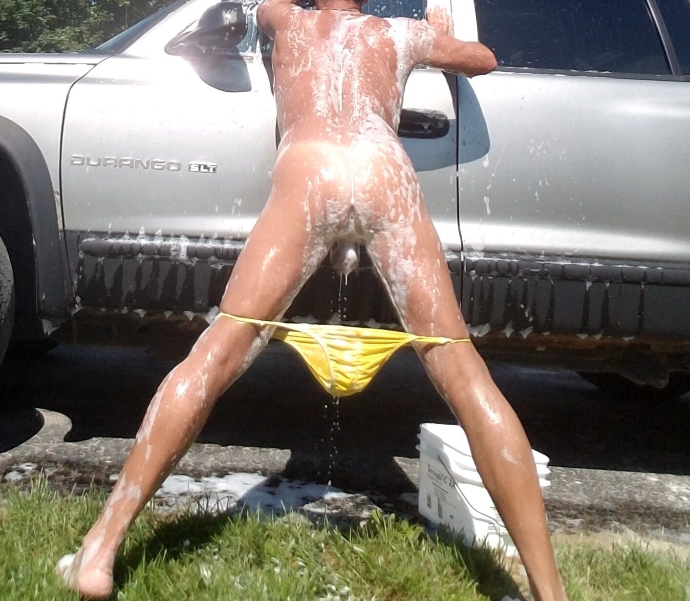 Nude Public Car Wash #24