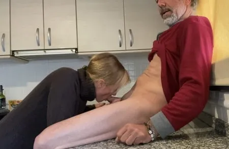 eating pussy and blowjob in the kitchen by wildspaincouple         