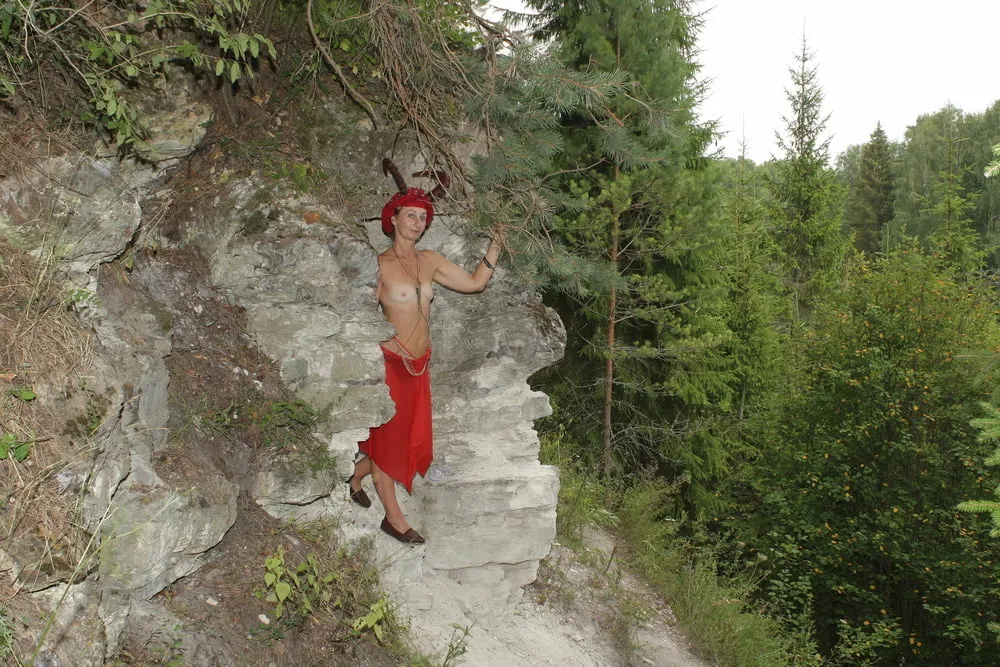 Forest Satyr on the Rock #11