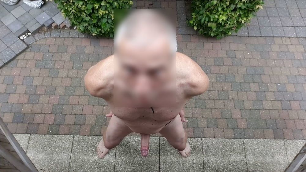 public outdoor exhibitionist bondage jerking show #28