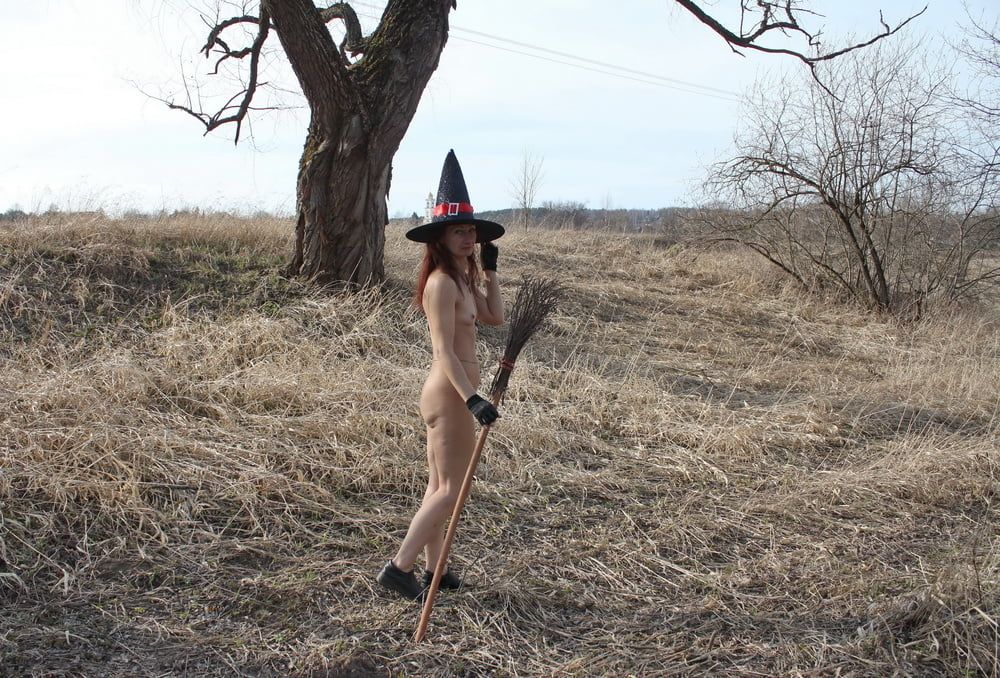 Nude Witch on nature #5