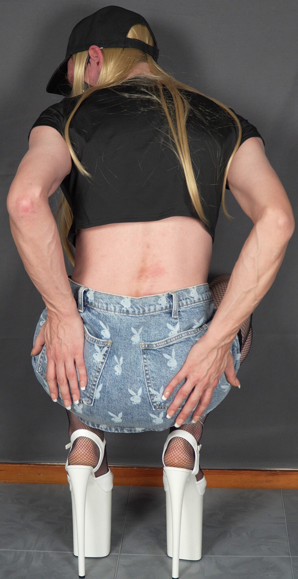 Playboy Denim Skirt #53