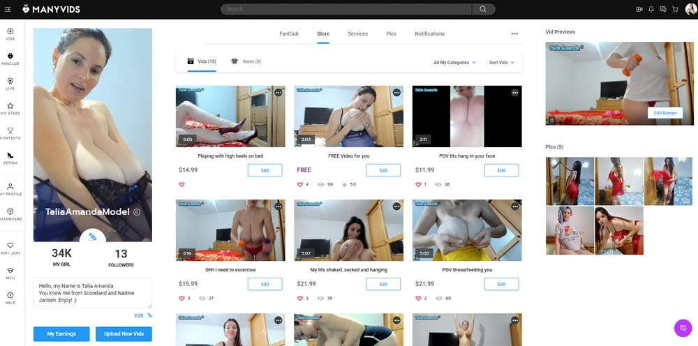 FREE Video >> MAnyVids Store