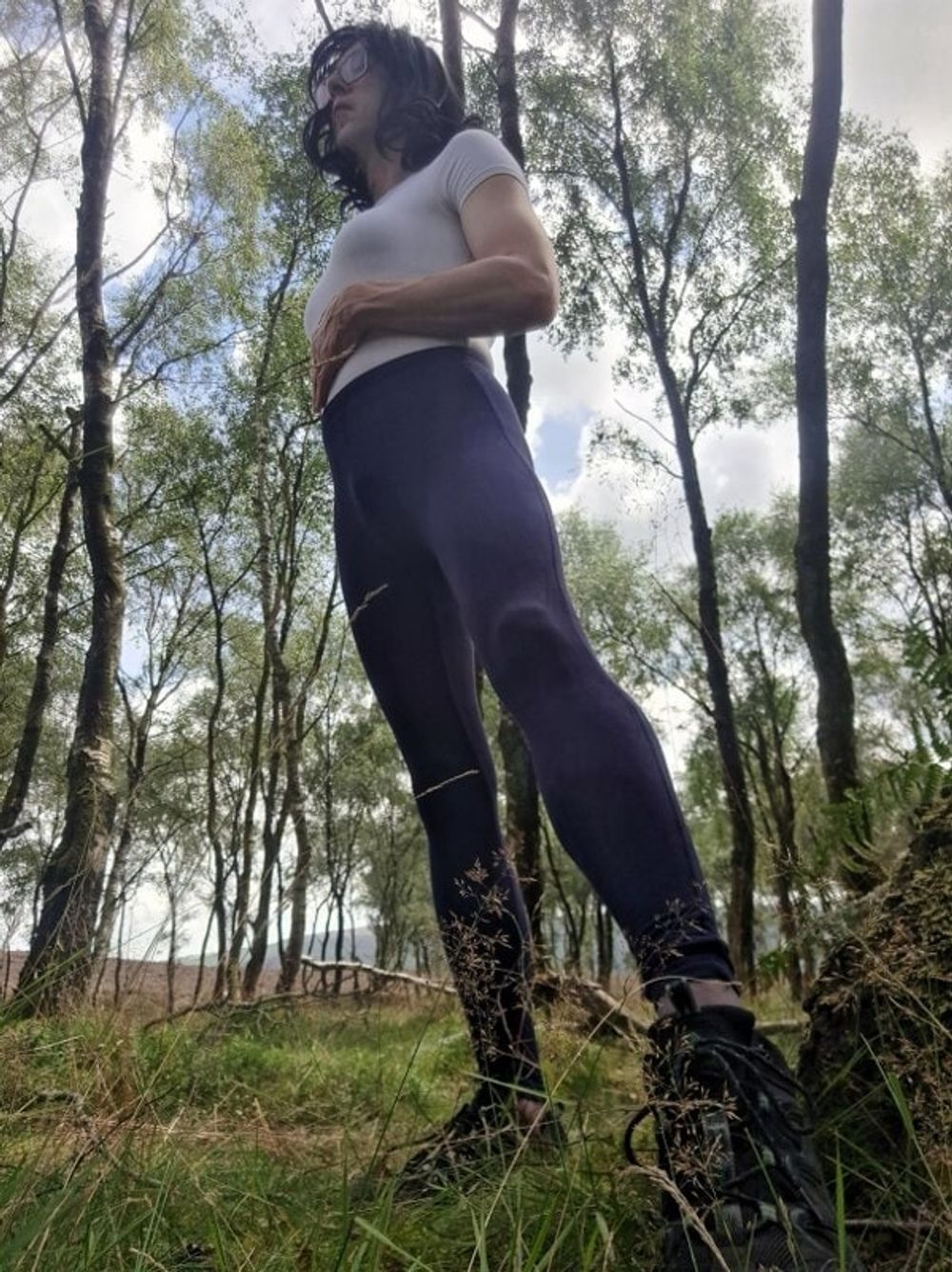 Out for a walk in leggings   #4