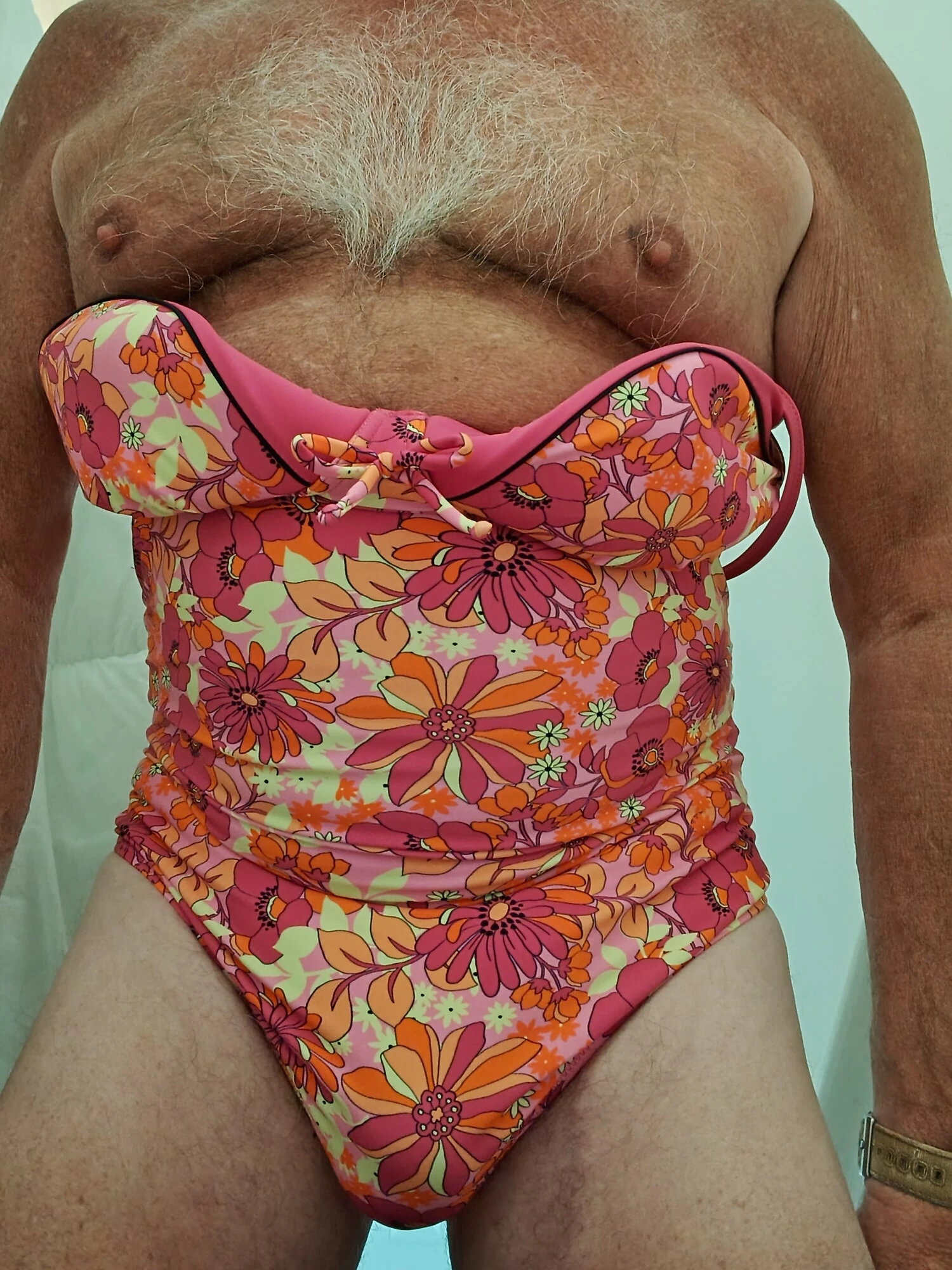 Bob in a swimsuit 