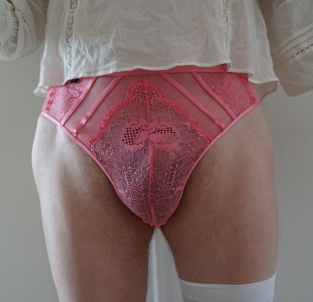 Sissy Cock in pink panties