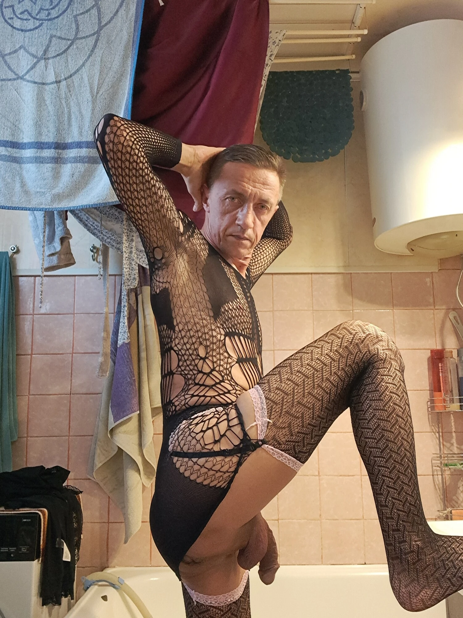 In underwear