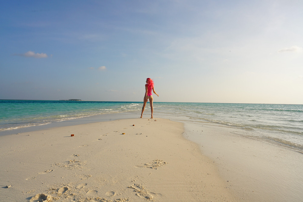 Vicky on the beach #8