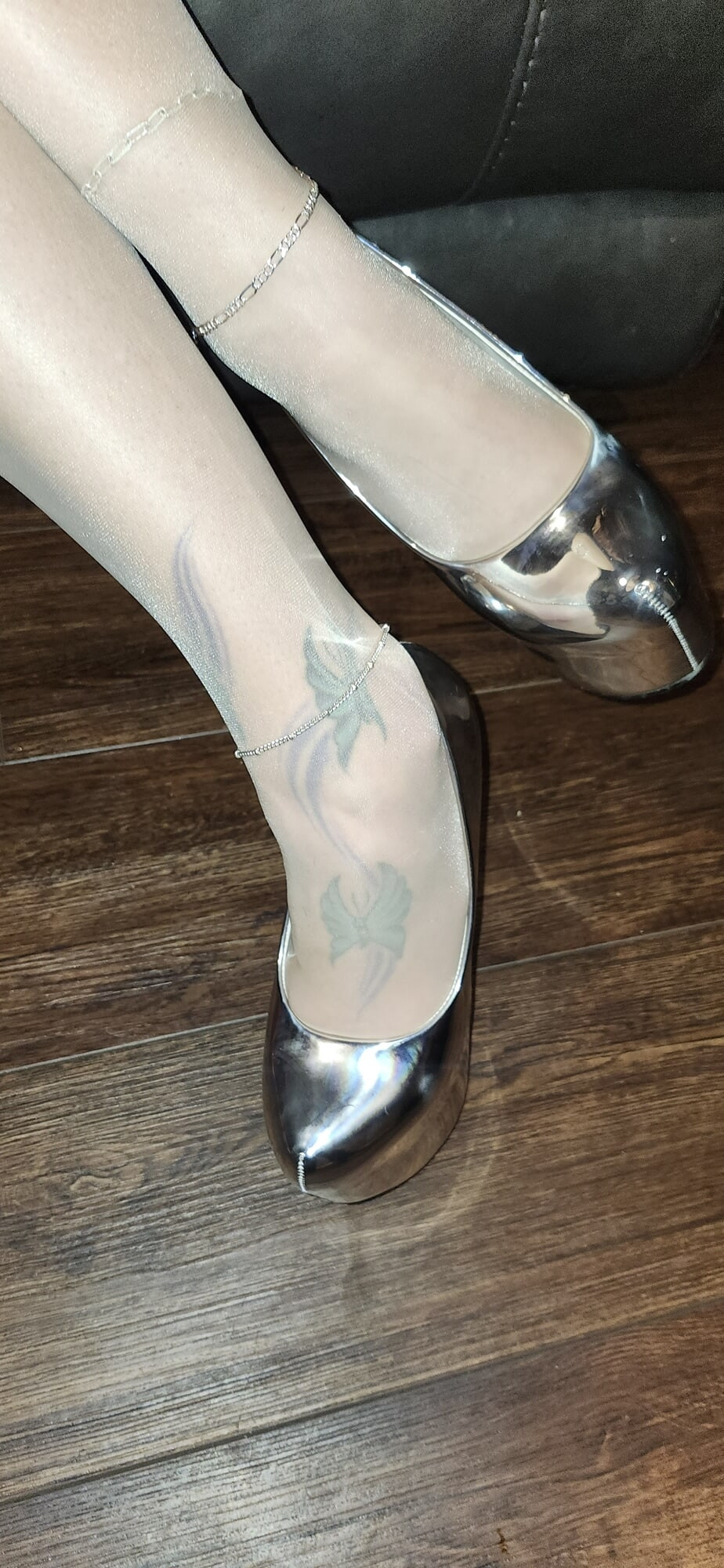 High Heels Pantyhose And Sexy Dress #28