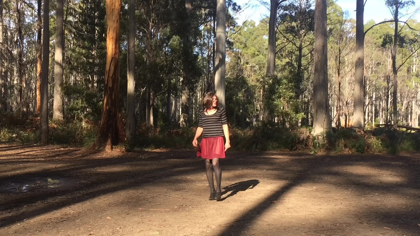 Crossdress Roadtrip - Semi Transparent Skirt 3 #13