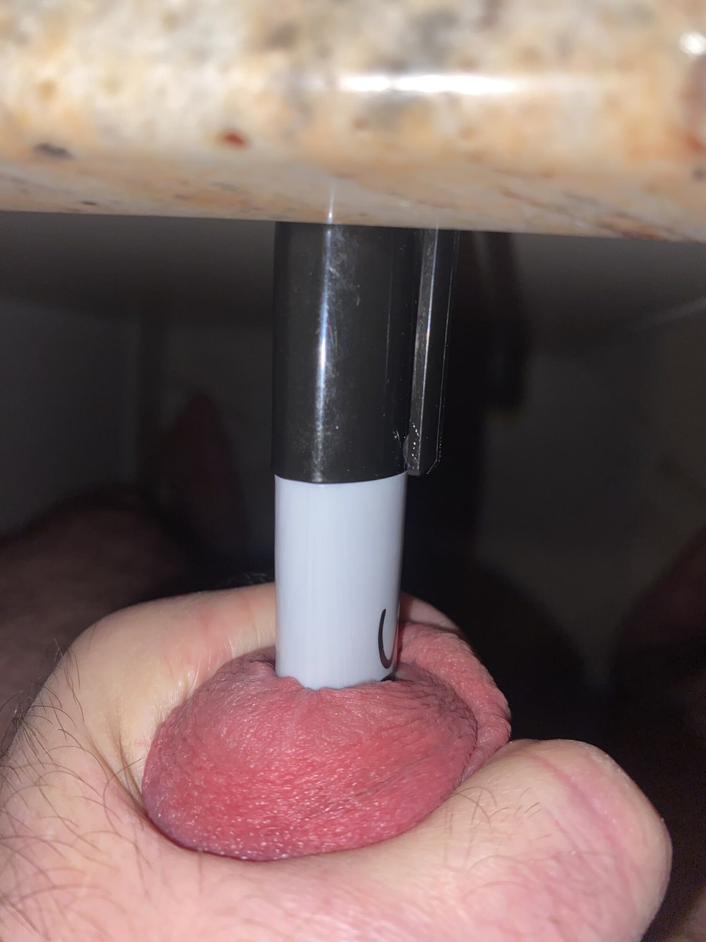 Sounding a Super Sharpie to the cap