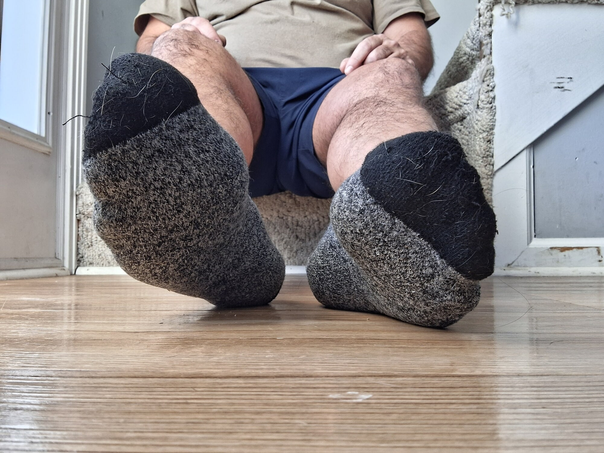 Hairy Ass jeans and socks