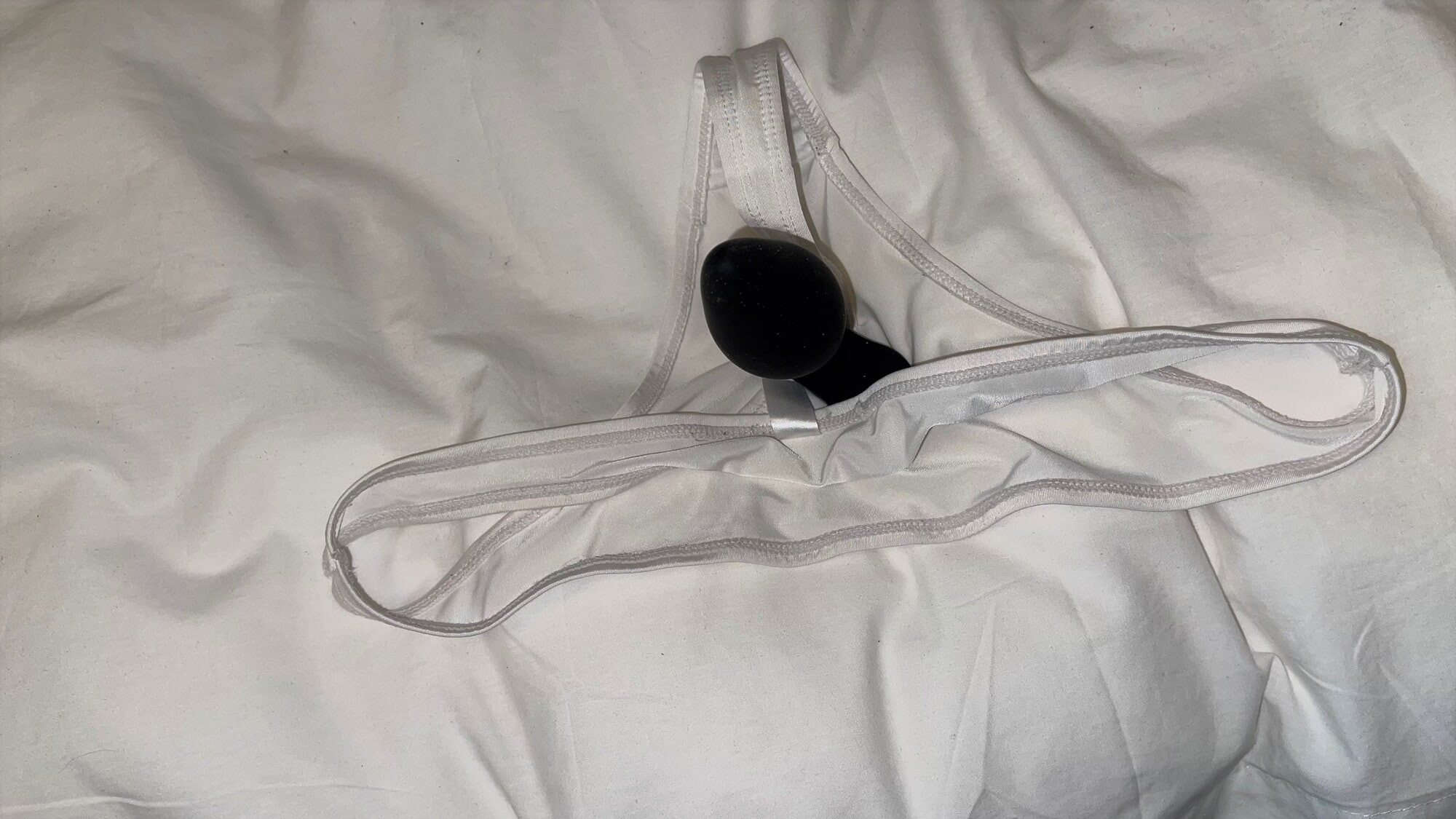 My ass in white thong #4