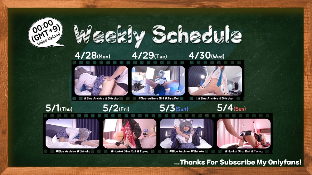 4.28-5.4 UPLOAD SCHEDULE