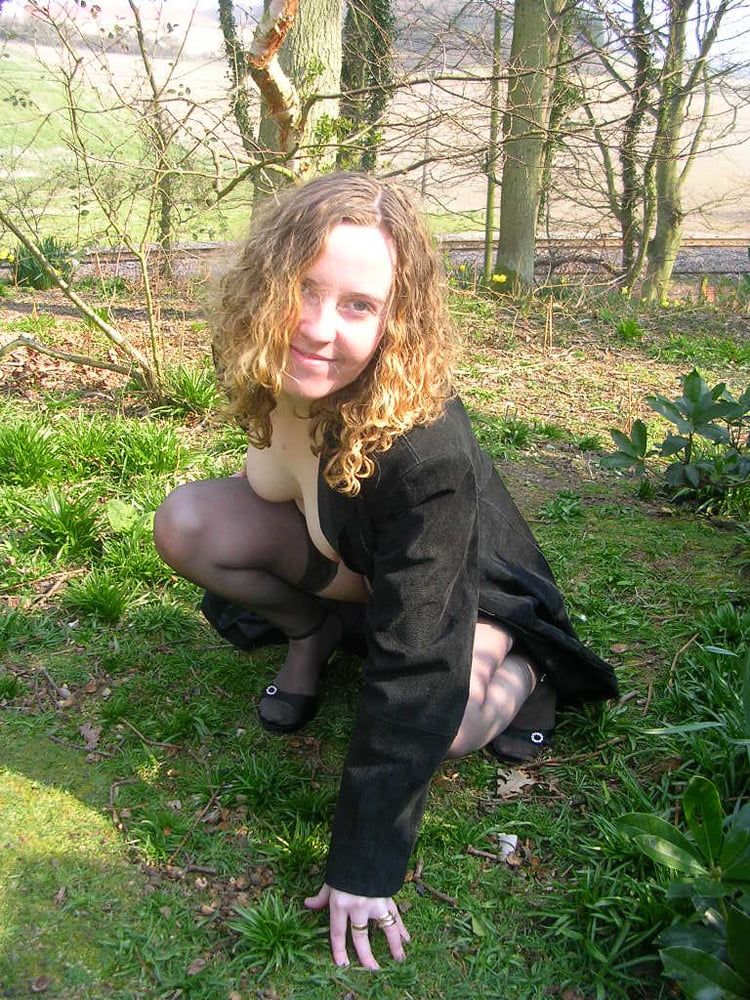 Flashing in the woods Stockings and Suspenders #26