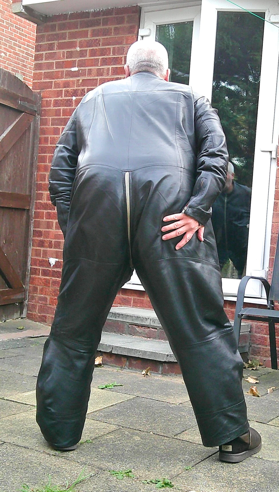 Leather overalls #6