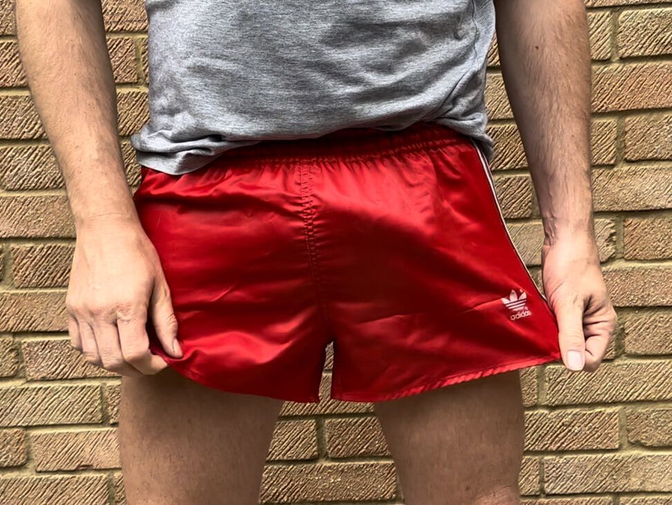 Using my Vintage adidas nylon shorts for the last time #6