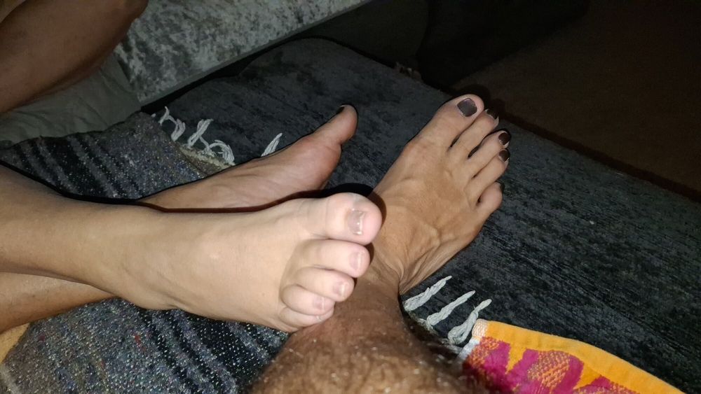 Playing footsie #35