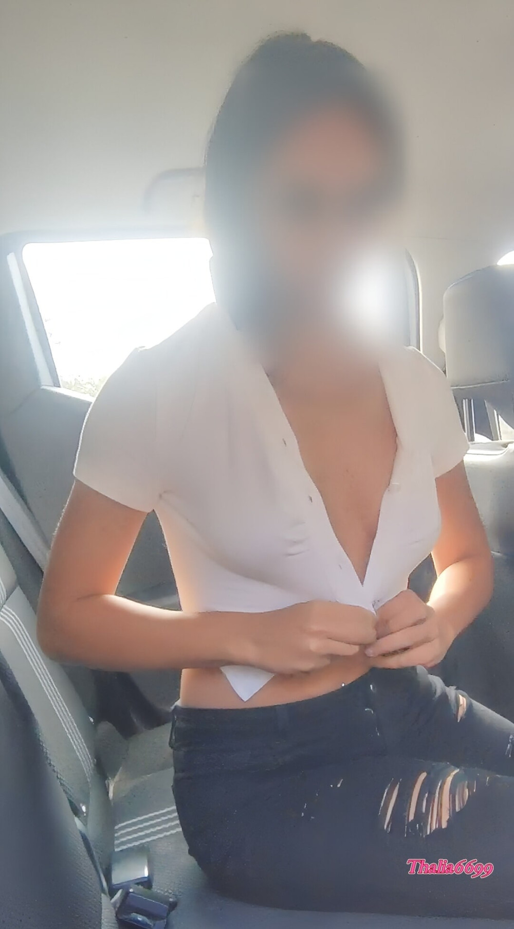 My little trip got hotter in the backseat 🚗 #10