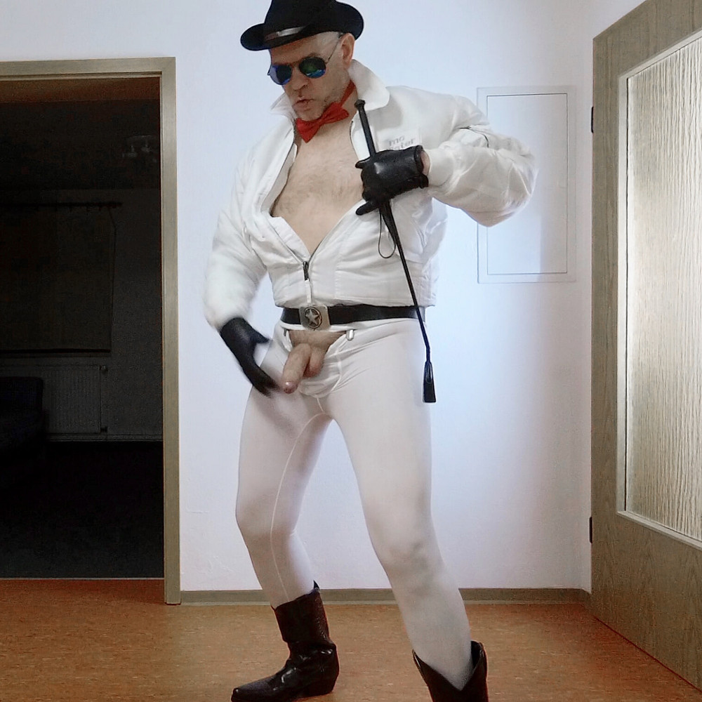 White Lycra Cowboy 2 #6