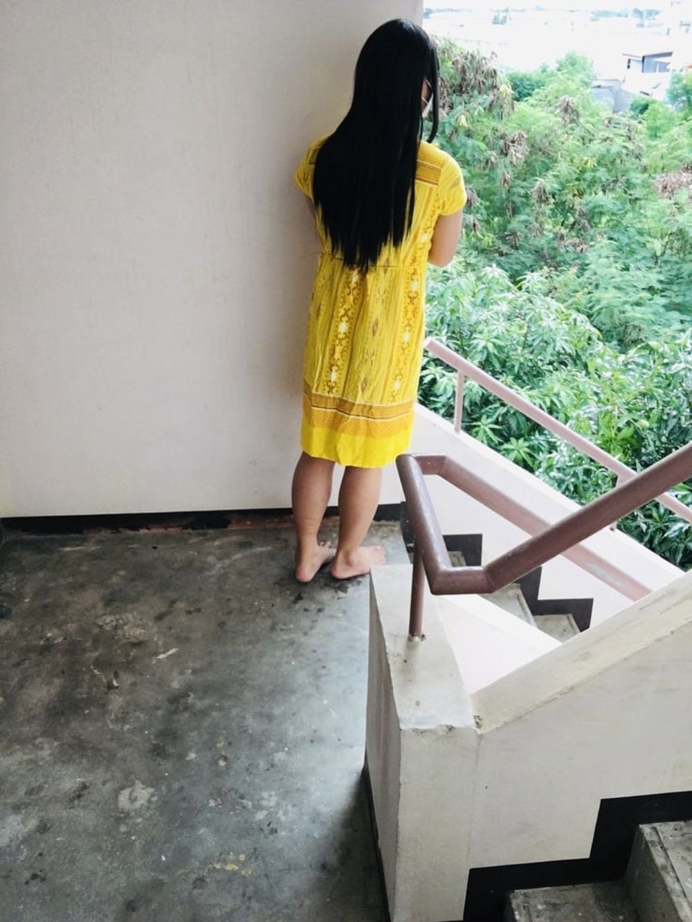 Dress Yellow Teen ladyboy #28